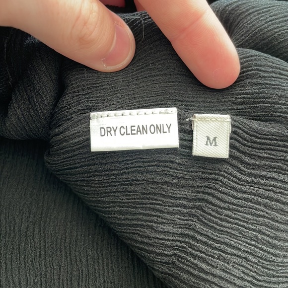 BY MALENE BIRGER | Black Eyelet Knit Cardigan Top - Picture 6 of 10